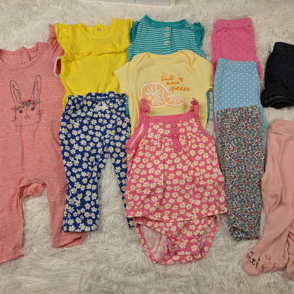 Spring Summer Baby Girl Lot 6 months